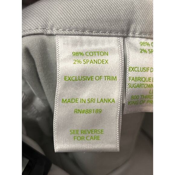 Lilly Pulitzer Pants Womens size‎ 0 Light Khaki Beige Stretch Trouser Basic - Picture 5 of 7